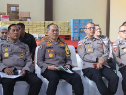 Irwasda Polda Aceh Ikuti Peresmian SPPG dan Gudang Ketahanan Pangan Polri oleh Presiden RI Secara Virtual