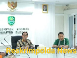 Sekda Subang Pimpin Rapat Percepatan Penanganan Tanggul Jebol Dampak Banjir Pantura.