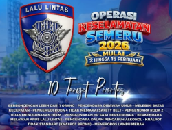 Operasi Keselamatan Semeru 2026 Digelar, Masyarakat Diimbau Utamakan Ketertiban dan Keselamatan Berlalu Lintas