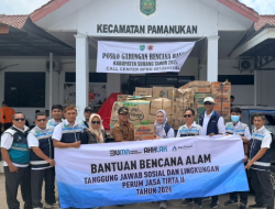 TJSL Perum Jasa Tirta II Jatiluhur Salurkan Bantuan Korban Banjir di Pamanukan
