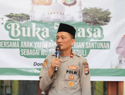 Polres Dompu Gelar Buka Puasa Bersama dan Santuni Anak Yatim di Masjid Mifathul Jannah