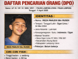 Polres Lampung Utara Terbitkan DPO Kasus Dugaan Pemerkosaan, Polisi Buru Reza Pahlevi Bin Rusdi