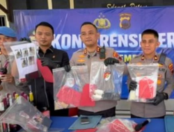Polres Rembang Ungkap Peredaran Sabu di Kragan, Pasangan Suami Istri Diamankan, Istri Tengah Hamil Delapan Bulan