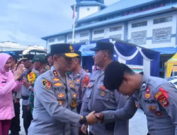 PASTIKAN PELAYANAN PRIMA, KAPOLDA LAMPUNG IRJEN POL HELFI ASSEGAF INSPEKSI POS PENGAMANAN MENJELANG ARUS MUDIK IDUL FITRI 1447 H