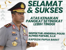 Irjen Pol. Alfred Papare Naik Pangkat Setingkat Lebih Tinggi, Perkuat Kepemimpinan sebagai Kapolda Papua Barat dalam Mengayomi dan Melindungi Masyarakat