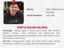 Seorang Pria Dilaporkan Hilang di Depok, Warga Diminta Membantu Informasi Keberadaan