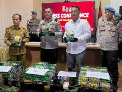 Satresnarkoba Polres Sintang Gagalkan Peredaran 59,85 Kg Sabu, Mobil Pelaku Tabrak Jembatan Saat Kabur