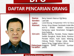 Diduga Rugikan Negara Rp34 Miliar, Oknum Anggota DPRD Sumbar Masuk DPO Kejari Padang dalam Kasus Kredit Modal Kerja Bank Garansi