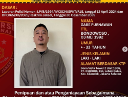 Polisi Metro Jakarta Selatan Terkena DPO Gabe Purnawan, Total 85 Korban dengan Kerugian Lebih dari Rp1,3 Miliar