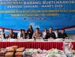 Musnahkan Polda Metro Jaya 712 Kg Narkoba, Terungkap 1.833 Kasus dengan 2.485 Tersangka Awal 2026