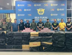 Ratusan Ribu Batang Rokok Selundupan Ditemukan di Gubuk Kosong Perbatasan Entikong