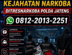Ditresnarkoba Polda Jateng Buka Hotline Pengaduan, Masyarakat Diminta Aktif Laporkan Peredaran Narkoba