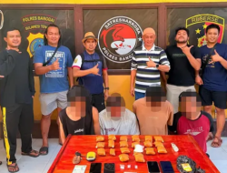 Satnarkoba Polres Banggai Bongkar Peredaran Sabu 1,1 Kg di Pasar Pagimana, Empat Pengedar Ditangkap