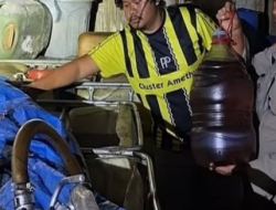 Ditpolair Korpolairud Baharkam Polri Bongkar Penimbunan Bio Solar di Kendal, Subsidi BBM 2.300 Liter Diamankan