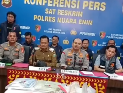 Pencurian 163 Rolling Door WC Pasar Inpres Muara Enim Terungkap, Kerugian Capai Rp834,8 Juta