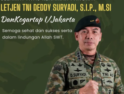 Letjen TNI Deddy Suryadi Resmi Naik Pangkat, Kogartap I/Jakarta Sampaikan Ucapan Selamat