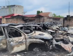 Gudang Penitipan Kendaraan di Kisaran Terbakar, 23 Unit Hangus, Kerugian Capai Rp4 Miliar